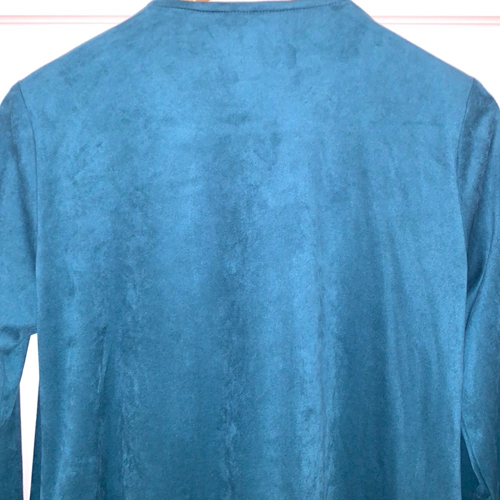Joseph Ribkoff Faux Suede Jacket Womens Size 4 - Picture 8 of 14